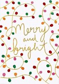 Merry & Bright Small Boxed Holiday Cards (20 Cards, 21 Self-Sealing Envelopes)