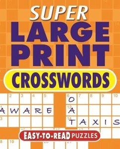 Super Large Print Crosswords - Saunders, Eric