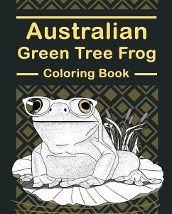 Australian Green Tree Frog Coloring Book - Paperland