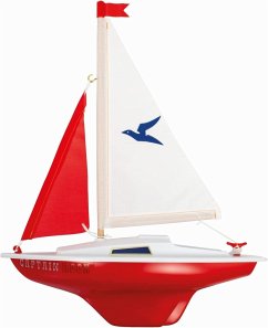 Paul Günther 1827 - Captain Hook, Segelboot, Segeljolle, seetüchtig und kentersicher, 24x32cm