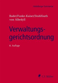 Verwaltungsgerichtsordnung, eBook (eBook, ePUB) - von Albedyll, Jörg von; Funke-Kaiser, Michael; Bader, Johann; Stuhlfauth, Thomas