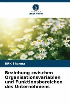 Beziehung zwischen Organisationsvariablen und Funktionsbereichen des Unternehmens - Sharma, RRK