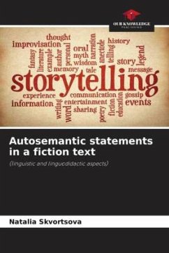 Autosemantic statements in a fiction text - Skvortsova, Natalia