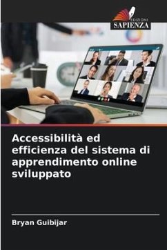 Accessibilità ed efficienza del sistema di apprendimento online sviluppato - Guibijar, Bryan