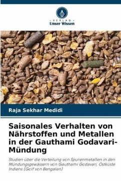 Saisonales Verhalten von Nährstoffen und Metallen in der Gauthami Godavari-Mündung - Medidi, Raja Sekhar
