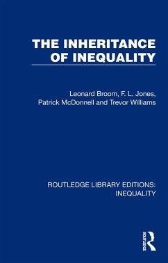 The Inheritance of Inequality (eBook, ePUB) - Broom, Leonard; Jones, F. L.; Mcdonnell, Patrick; Williams, Trevor