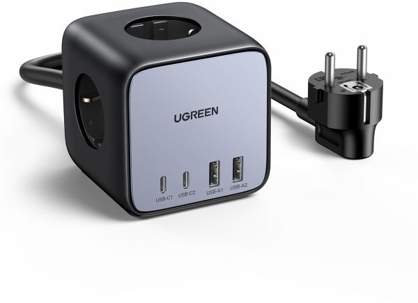 UGREEN DigiNest Cube Power Strip (3 AC outlets + 65W 2A2C) UGREEN DigiNest Cube Power Strip (3 AC outlets + 65W 2A2C)