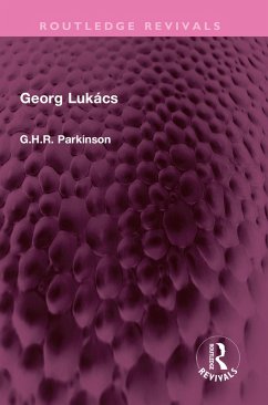 Georg Lukács (eBook, ePUB) - Parkinson, G. H. R.