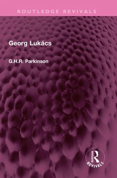 Cover Georg Lukács (eBook, ePUB)