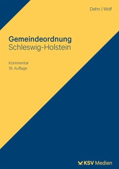 Gemeindeordnung Schleswig-Holstein - Dehn, Klaus D.;Wolf, Thorsten I