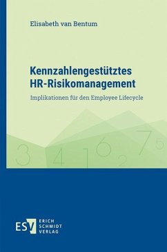 Kennzahlengestütztes HR-Risikomanagement - Bentum, Elisabeth van