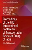 Proceedings of the Fifth International Conference of Transportation Research Group of India