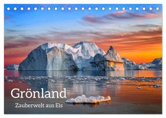 Grönland - Zauberwelt aus Eis (Tischkalender 2024 DIN A5 quer), CALVENDO Monatskalender