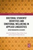 Doctoral Students' Identities and Emotional Wellbeing in Applied Linguistics (eBook, ePUB)
