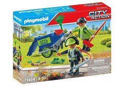 Image of Playmobil City Action - Figures set street cleaning