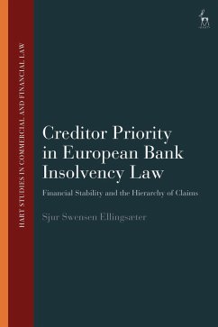 Cover Creditor Priority in European Bank Insolvency Law (eBook, PDF)