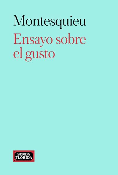 Ensayo sobre el gusto (eBook, ePUB)