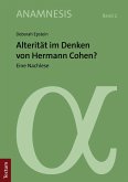 Alterität im Denken von Hermann Cohen? (eBook, PDF)