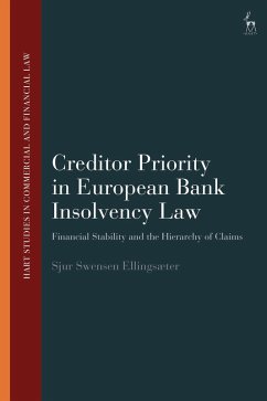 Creditor Priority in European Bank Insolvency Law (eBook, ePUB) - Ellingsæter, Sjur Swensen