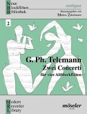 2 Concerti für 4 Altblockflöten Partitur und Stimmen 2 Concerti für 4 Altblockflöten Partitur und Stimmen
