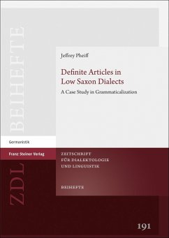 Definite Articles in Low Saxon Dialects - Pheiff, Jeffrey