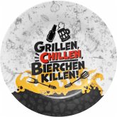 Teller Motiv "Grillen"