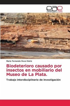Biodeterioro causado por insectos en mobiliario del Museo de La Plata. - Rossi Batiz, Maria Fernanda