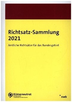 Cover Richtsatz-Sammlung 2021