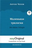 Malenkaya Trilogiya / Die kleine Trilogie Hardcover (Buch + MP3 Audio-CD) - Lesemethode von Ilya Frank - Zweisprachige Ausgabe Russisch-Deutsch
