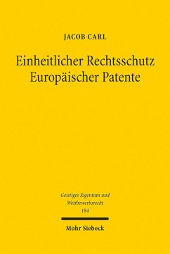 Cover Einheitlicher Rechtsschutz Europäischer Patente (eBook, PDF)