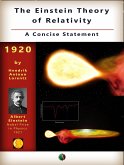 The Einstein Theory of Relativity: A Concise Statement (eBook, ePUB)