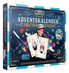 FRANZIS 67188 - Roncalli Adventskalender Circus Magic, 24 magische Tircks und Ideen für die eigene Circusshow, für Kinder ab 8 Jahren