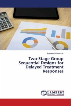 Two-Stage Group Sequential Designs for Delayed Treatment Responses