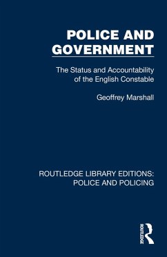 Police and Government (eBook, PDF) - Marshall, Geoffrey