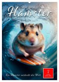 Was für ein Hamster (Wandkalender 2024 DIN A2 hoch), CALVENDO Monatskalender