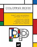 Coloring Book - Alphabet Mondrian Style