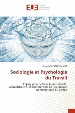 Sociologie et Psychologie du Travail - MUHINDO SYAHAVA, Roger