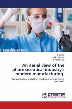 An aerial view of the pharmaceutical industry's modern manufacturing