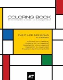 Coloring Book - Numbers Mondrian Style