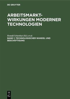 Cover Technologischer Wandel und Beschäftigung (eBook, PDF)