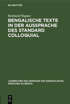Cover Bengalische Texte in der Aussprache des Standard Colloquial (eBook, PDF)