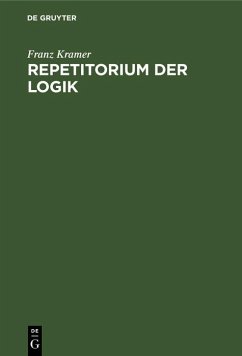 Cover Repetitorium der Logik (eBook, PDF)