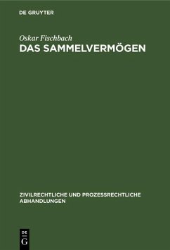 Cover Das Sammelvermögen (eBook, PDF)