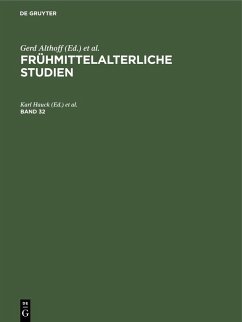 Frühmittelalterliche Studien. Band 32 (eBook, PDF)