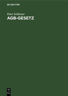 Cover AGB-Gesetz (eBook, PDF)
