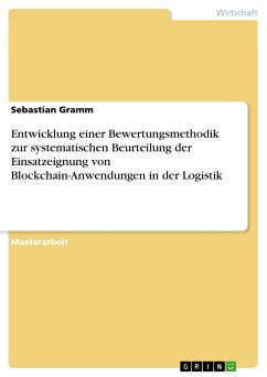Entwicklung einer Bewertungsmethodik zur systematischen Beurteilung der Einsatzeignung von Blockchain-Anwendungen in der Logistik (eBook, PDF)