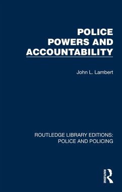 Police Powers and Accountability (eBook, PDF) - Lambert, John L.