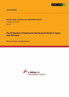 The Protection of Employees during Asset Deals in Japan and Germany