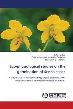 Eco-physiological studies on the germination of Senna seeds - Farghali, Kotb;Abd El-Wahab, Dalia Mohammed Sayed;El- Sharkawi, Hassanein