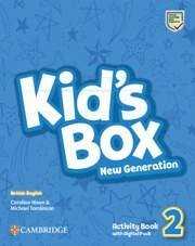 Kid's Box New Generation Level 2 Activity Book with Digital Pack British English - Nixon, Caroline; Tomlinson, Michael